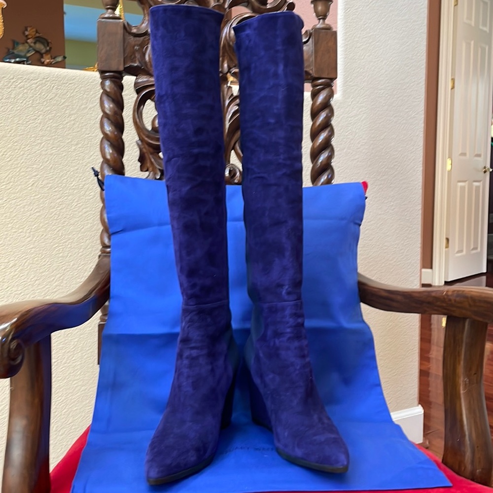 Almost new Stuart Weizmann over the knee boots